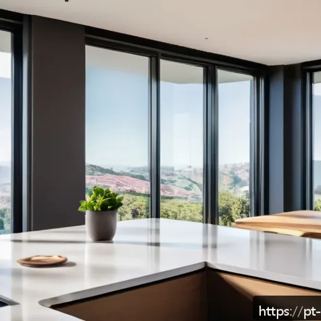 IoT 기술이 만드는 테크노웰빙 환경 - A modern Brazilian apartment interior showcasing a smart home environment during daytime: sleek smar...