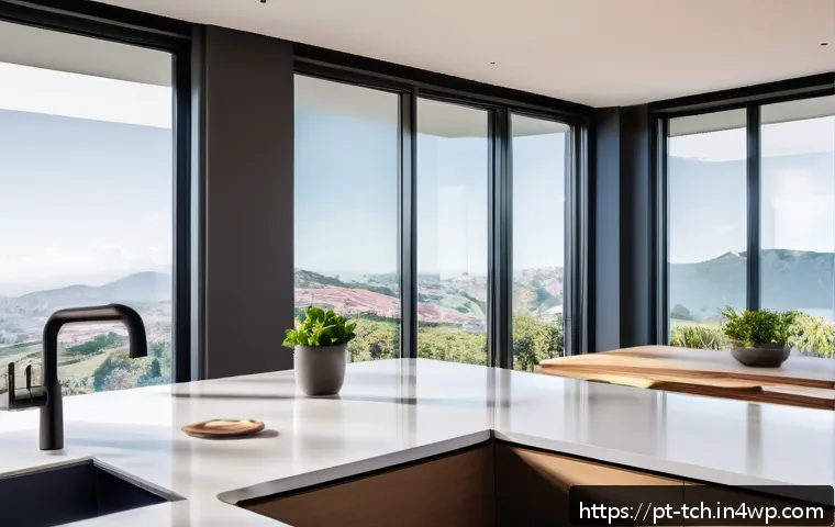IoT 기술이 만드는 테크노웰빙 환경 - A modern Brazilian apartment interior showcasing a smart home environment during daytime: sleek smar...